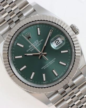 Rolex 126334 Verde Menta Nuovo Agosto 2026 Full Se