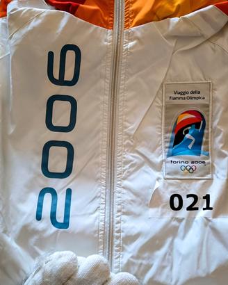 Tuta originale tedoforo olimpiadi Torino 2006