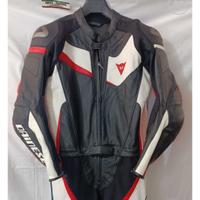 TUTA MOTO DA STRADA IN PELLE DAINESE TG 56