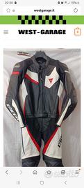 TUTA MOTO DA STRADA IN PELLE DAINESE TG 56