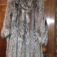 Pelliccia lunga volpe argentata