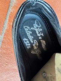 Sneakers in pelle rifinite a mano stampa cocco