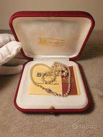 Collana Vintage Majorica con Perle e Argento 835