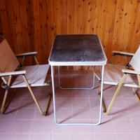 SEDIE e TAVOLINO da campeggio