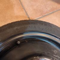 Ruotino di scorta 105/70 R14 per Clio 2 serie