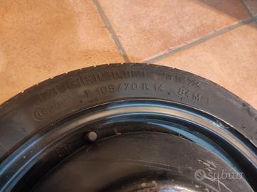 Ruotino di scorta 105/70 R14 per Clio 2 serie