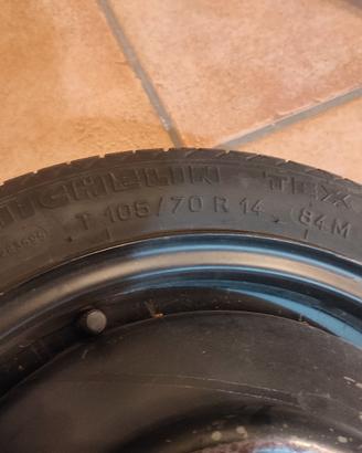 Ruotino di scorta 105/70 R14 per Clio 2 serie