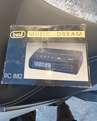 radio sveglia vintag 