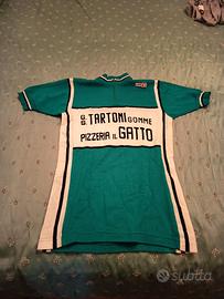 maglietta da ciclismo a ni 50/60 in lan