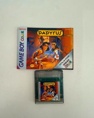 Papyrus Game Boy Color + manuale