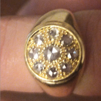 Anello oro e diamanti