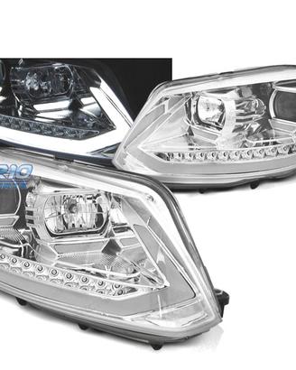FARI PER VOLKSWAGEN VW TOURAN II 10-15 TRU DRL CON