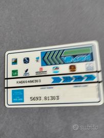 carta telefonica autostrade via card