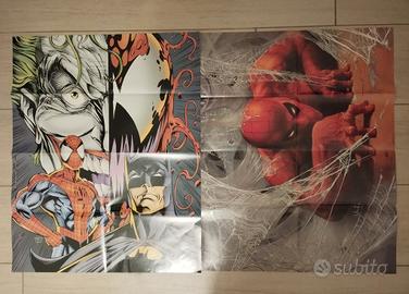 Lotto di 15 poster Marvel e Dc comics 