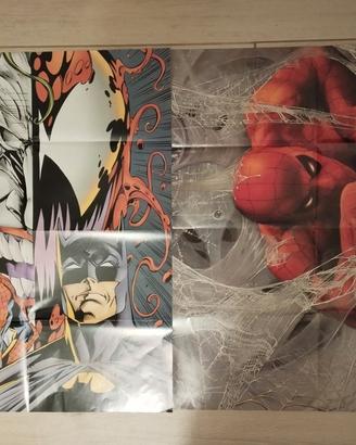 Lotto di 15 poster Marvel e Dc comics 