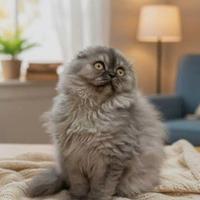 Gattini Scottish Fold a Pelo Lungo