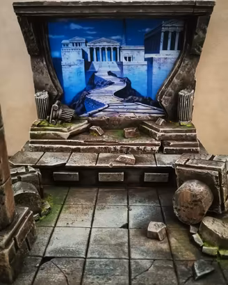 saint seiya cavalieri zodiaco diorama 