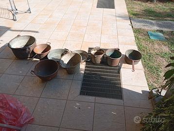 Pentole rame antiche