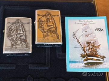3 Zippo Amerigo Vespucci set limited edition