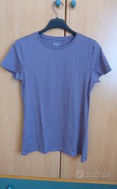 Maglietta maniche corte viola lilla