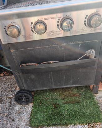 barbecue a gas