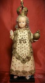 BAMBINELLO GESÙ IN CERA 1800 – sec. XIX - 33cm