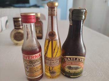 n. 3 bottigliette mignon Liquore e Amaro