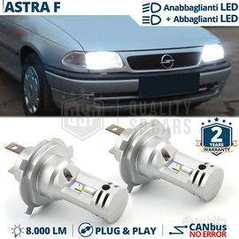 Kit Lampadine LED H4 per OPEL ASTRA F Luce Bianca