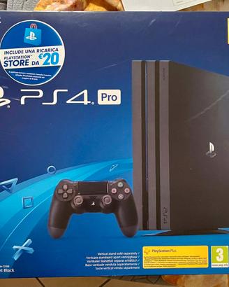 PS4 Pro 1TB con scatola originale e controller