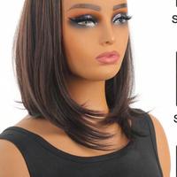 Parrucca liscia con fascia