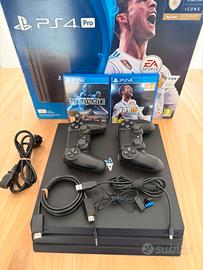 Sony PS4 Pro 1 TB + 2 Controller + 2 Giochi
