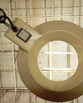 Lampada da orafo Vintage con lente ingrandimento