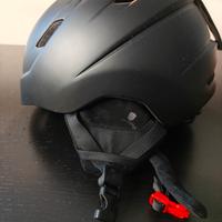 Casco da sci nero come nuovo- usato 1 volta