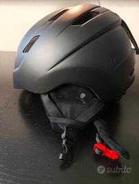 Casco da sci nero come nuovo- usato 1 volta