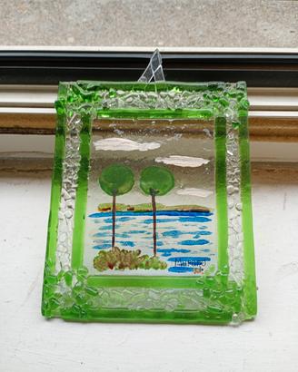 decorazione da appendere in vetro veneziano 