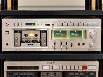 SANYO PLUS D65 Deck Hi-Fi Vintage 1979 Come nuova!