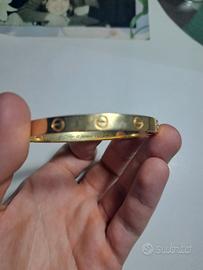 Bracciale Modello Cartier oro 18kt