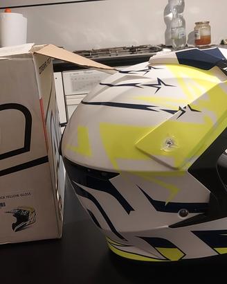  casco airoh swich startruck yellow gloss