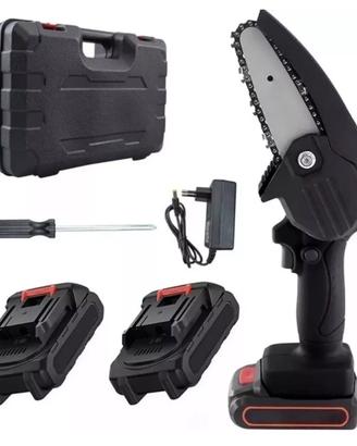 MINI MOTOSEGA A BATTERIA 48V 4POLLICI LUBRIFICATA 