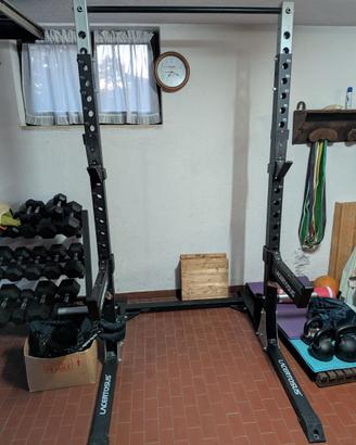 Half Rack PRO +Safety Arms+Pull-Up Bar Lacertosus