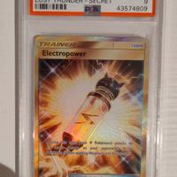 Pokemon PSA 9 Electropower 232/214 Lost Thunder en
