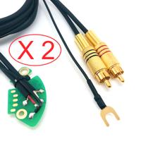 Technics SL 1200 1210 MK2 MK3 MK5 Coppia cavi RCA