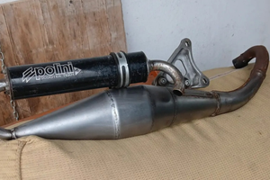 Marmitta polini 70cc minarelli orizzontale