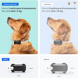 GPS per cani.Localizzatore tempo reale, Antifuga