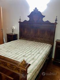 Struttura letto matrimoniale romagnola Ottocento
