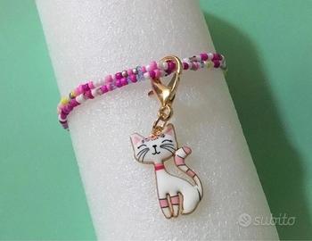 Braccialetti con ciondolo gatto