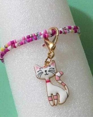 Braccialetti con ciondolo gatto