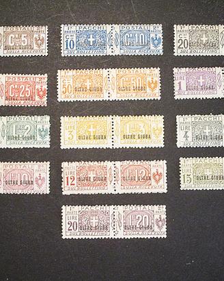 Oltre Giuba Pacchi postali serie Sassone S9 MNH **