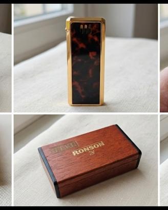Ronson Varaflame Vintage ORO/TARTARUGA Funzionante
