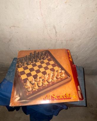 Gioco Vintage Scacchi, Dama e Filetto anni 70/80